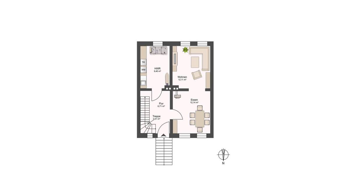 Reihenmittelhaus Reinbek - 4 Zimmer, 110 m&sup2;, 385.000&euro; | Angebot:26388757