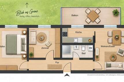Wohnung Lemsahl Mellingstedt Lemsahl-Mellingstedt - 3 Zimmer, 69 m&sup2;, 449.000&euro; | Angebot:27377289