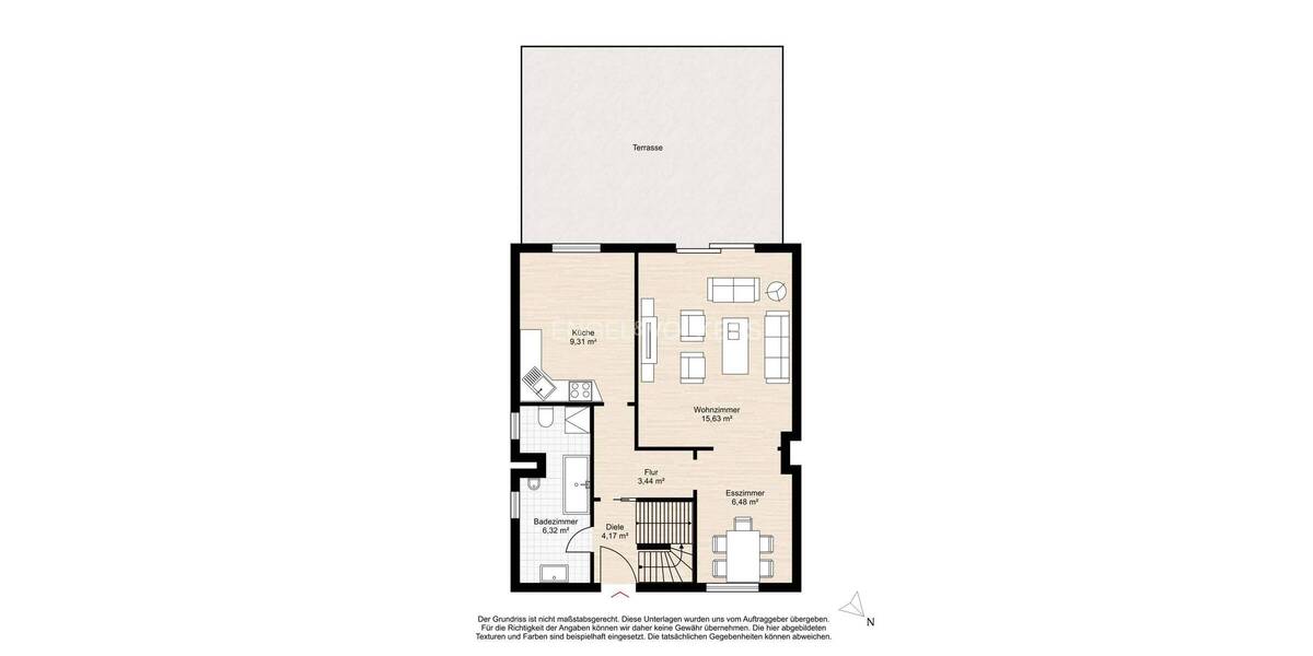 Doppelhaushälfte Hamburg Langenhorn - 3 Zimmer, 81 m&sup2;, 469.000&euro; | Angebot:26162026