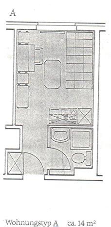 Etagenwohnung Wedel - 1 Zimmer, 14 m&sup2;, 130.000&euro; | Angebot:26870393