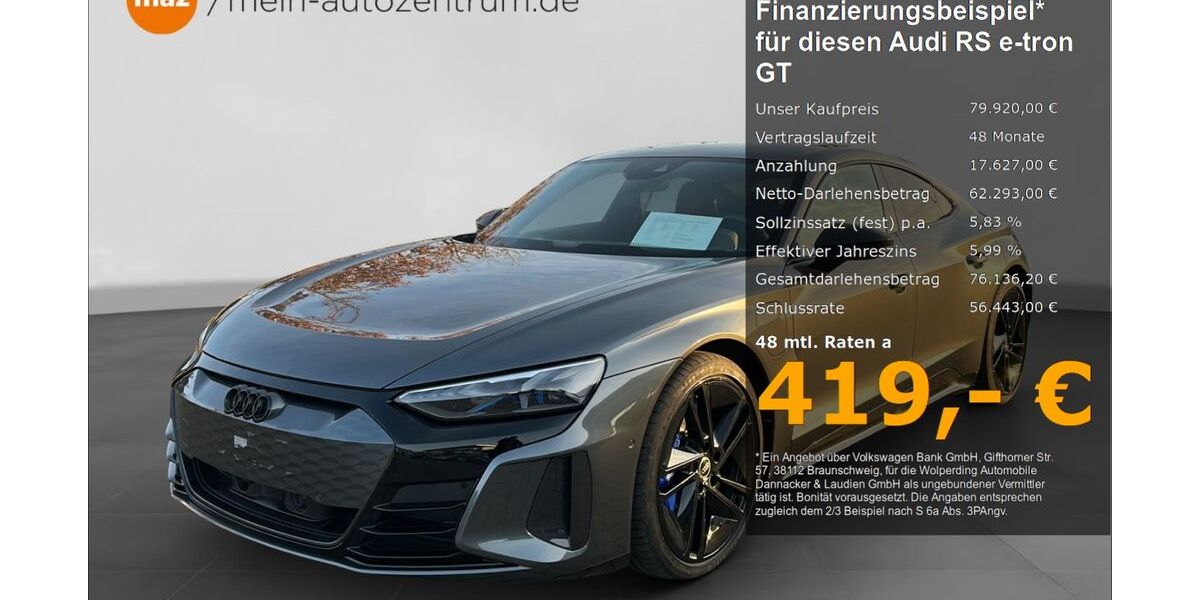 Audi RS e-tron GT 21.974 km 79.920 &euro; Seevetal 21220