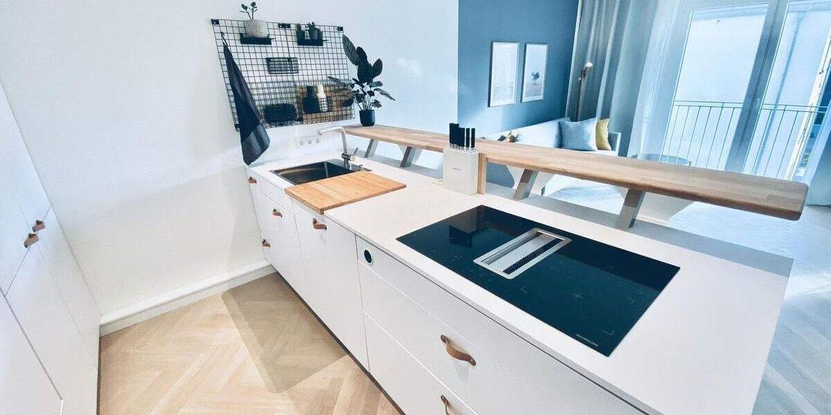 @HOME ? EXKLUSIVES DESIGN BUSINESS APARTMENT IM HERZEN HAMBURGS ? virtuelle Besichtigung möbliert 2 zimmer