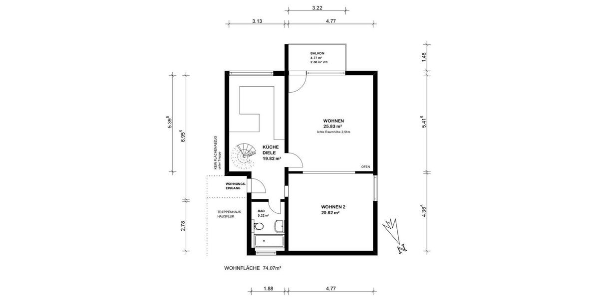 Maisonettenwohnung Buxtehude - 5 Zimmer, 127 m&sup2;, 369.000&euro; | Angebot:26788426