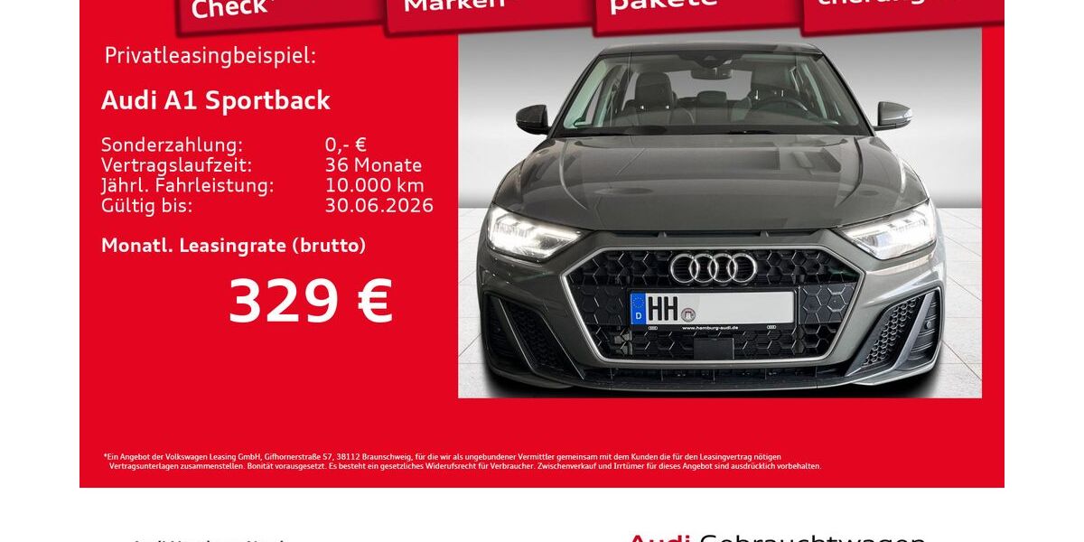 Audi A1 1.890 km 27.720 &euro; Hamburg 22419