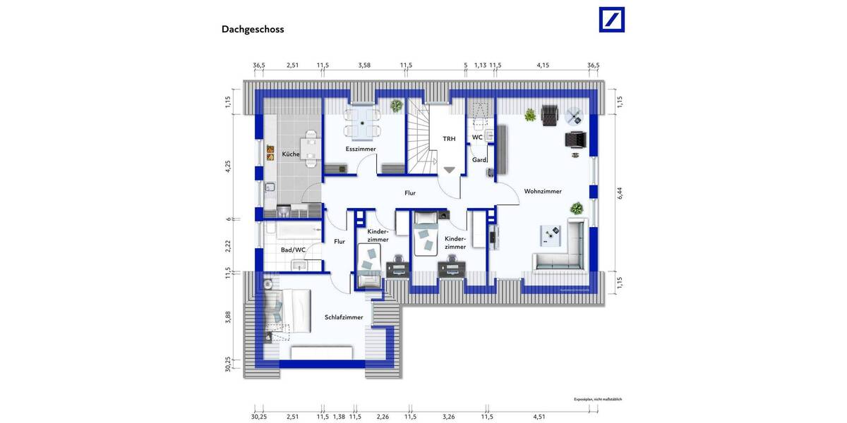 Einfamilienhaus Hamburg Rissen - 7 Zimmer, 215 m&sup2;, 1.290.000&euro; | Angebot:26220303