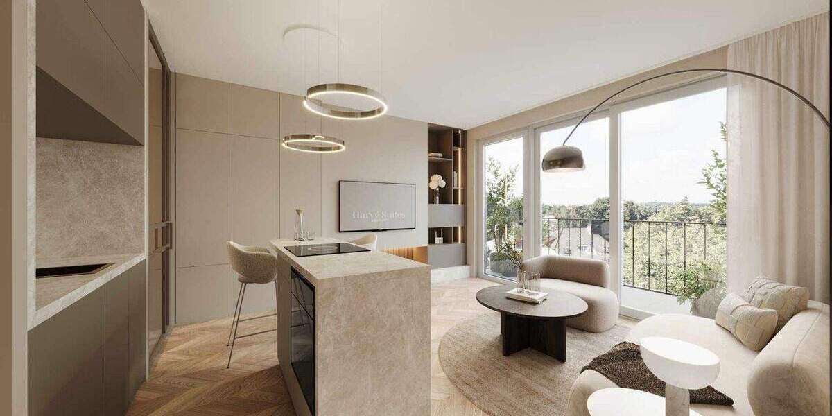 Luxusapartment in Top-Lage Hamburgs: 1,5-Zimmer-Wohnung mit modernem Wohnambiente 1 zimmer