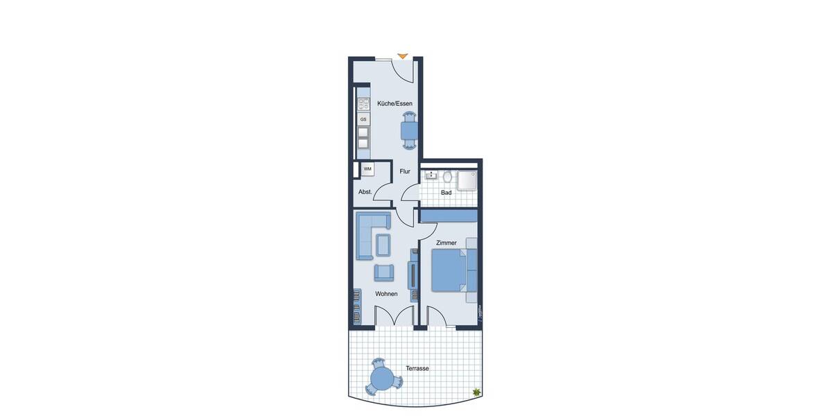 Etagenwohnung Hamburg / Eilbek Eilbek - 2 Zimmer, 71 m&sup2;, 1.785&euro; | Angebot:26543753