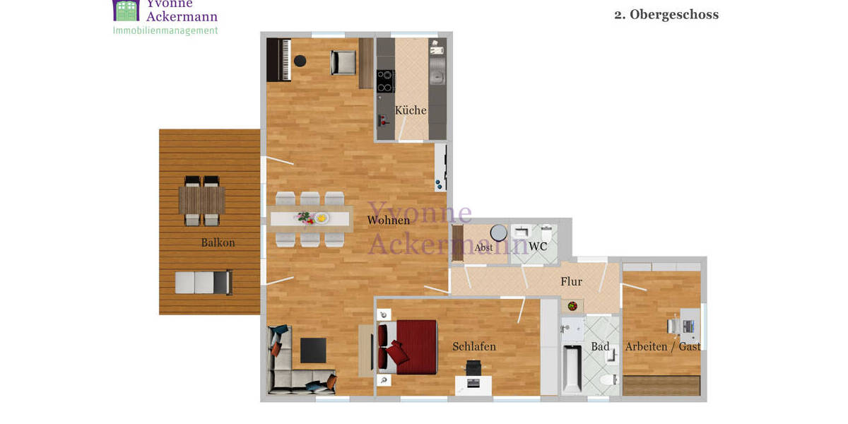 Etagenwohnung Hamburg Lokstedt - 3 Zimmer, 115 m&sup2;, 1.800&euro; | Angebot:26065049