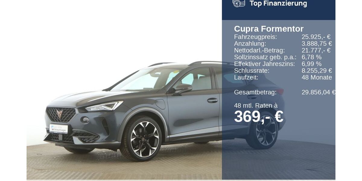 Cupra Formentor 49.892 km 25.925 &euro; Wedel 22880