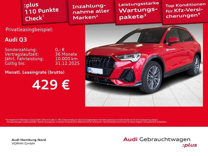 Audi Q3 3.320 km 38.931 € Hamburg 22419