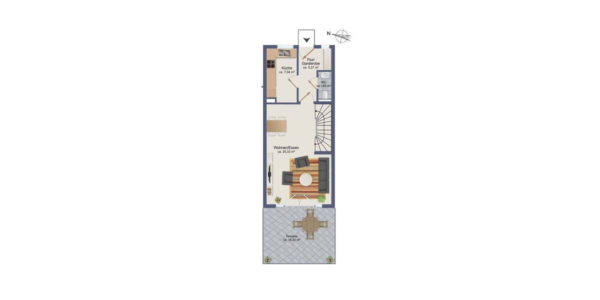 Reihenmittelhaus Hamburg / Horn Horn - 4 Zimmer, 117 m&sup2;, 617.000&euro; | Angebot:26289951