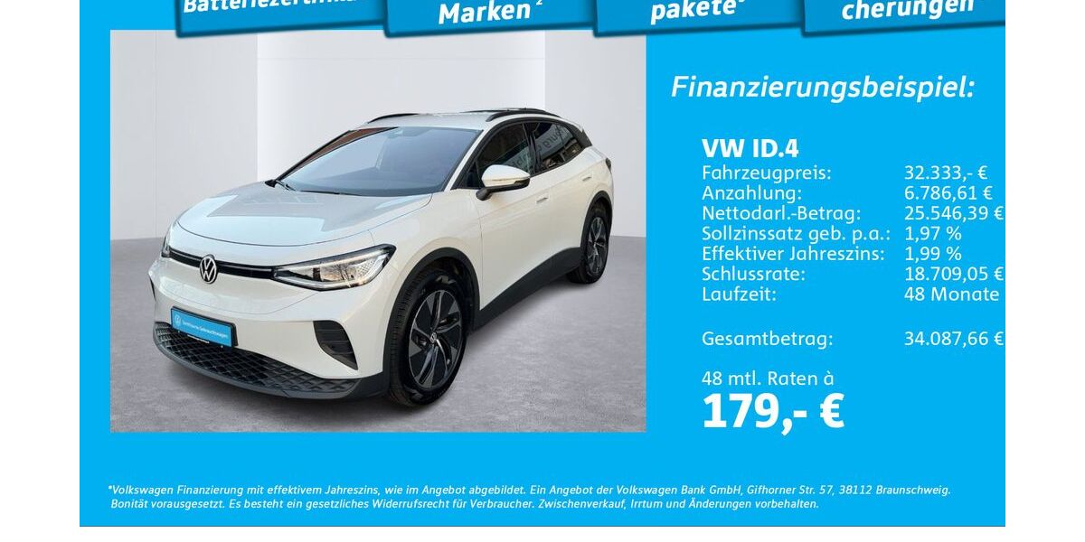 VW ID.4 9.738 km 32.333 &euro; Hamburg 22303