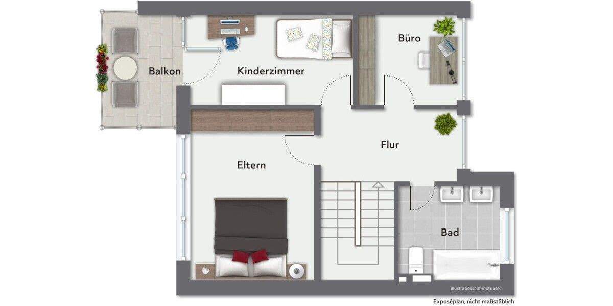 Reihenendhaus Norderstedt Harksheide - 3 Zimmer, 89 m&sup2;, 449.000&euro; | Angebot:24211589
