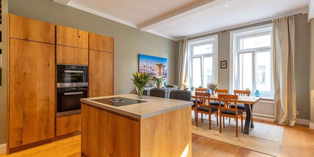 Etagenwohnung Hamburg St. Georg - 5 Zimmer, 151 m&sup2;, 1.498.000&euro; | Angebot:25265577