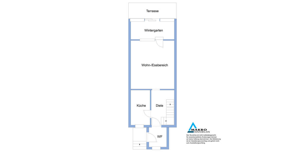 Reihenmittelhaus Hamburg Langenhorn - 3 Zimmer, 66 m&sup2;, 259.000&euro; | Angebot:26066010