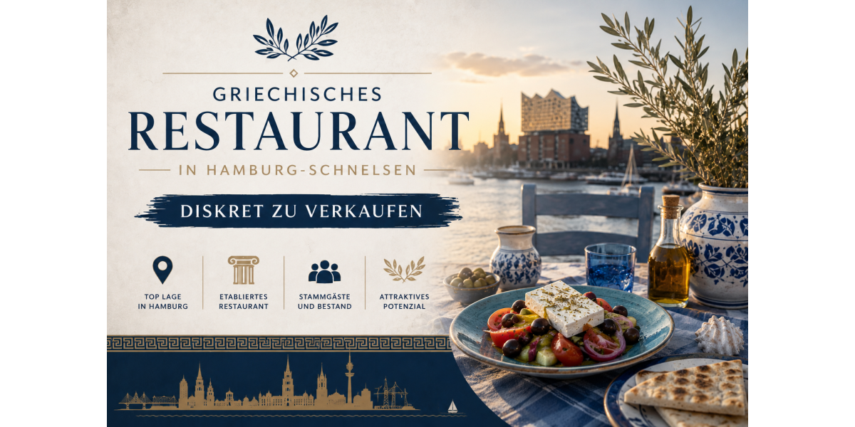 Griechisches Restaurant in Top-Lage in Hamburg-Schnelsen abzugeben! - Gewerbeobjekt Hamburg Schnelsen | Angebot:26745730
