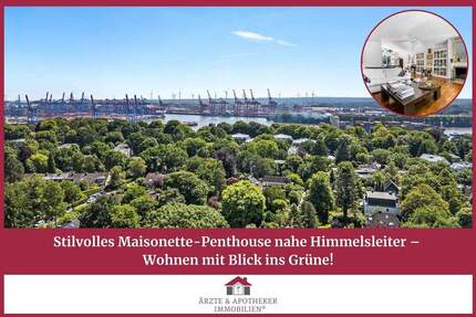 Stilvolles Maisonette-Penthouse nahe Himmelsleiter - Wohnen mit Blick ins Grüne! 4 zimmer