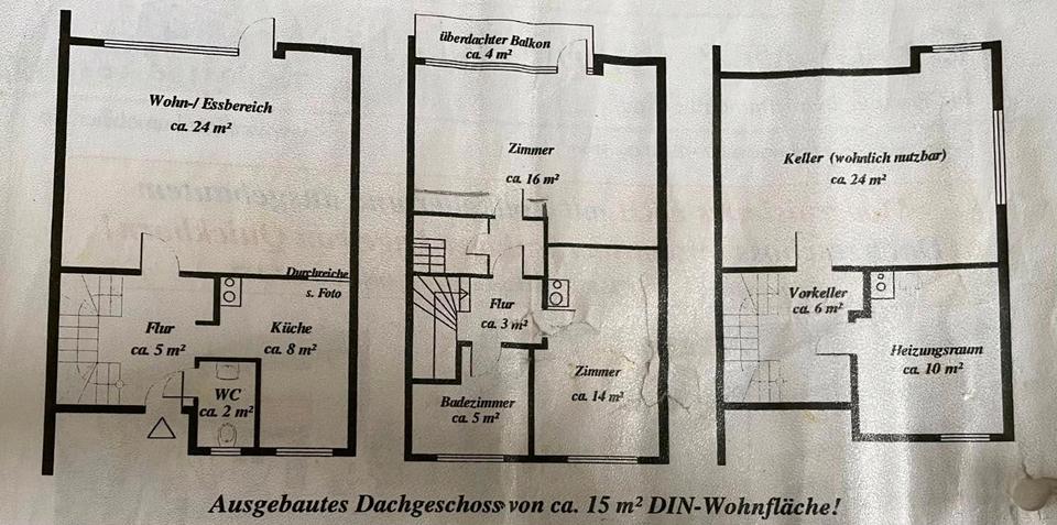 Reihenhaus Quickborn - 3 Zimmer, 78 m&sup2;, 295.000&euro; | Angebot:26754208