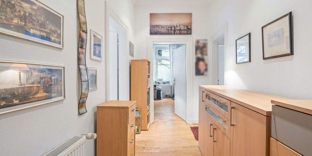 Etagenwohnung Hamburg Rotherbaum - 2 Zimmer, 52 m&sup2;, 429.000&euro; | Angebot:25851565