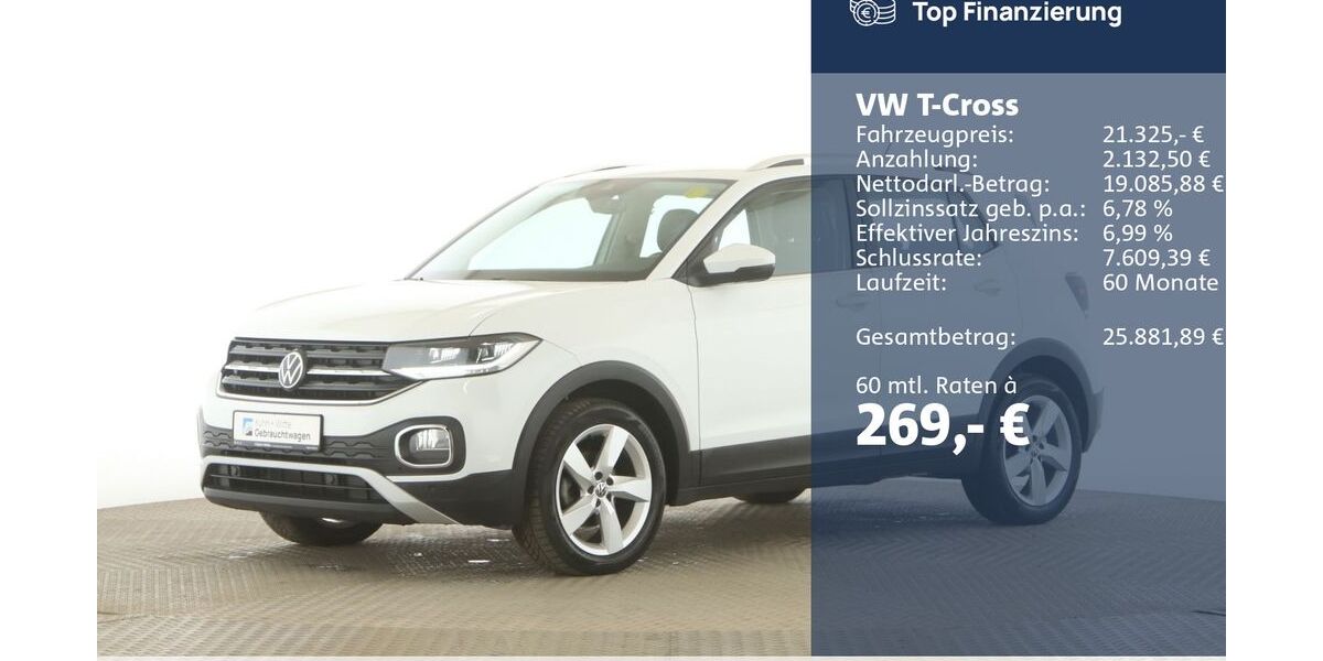 VW T-Cross 53.391 km 21.325 &euro; Buchholz 21244