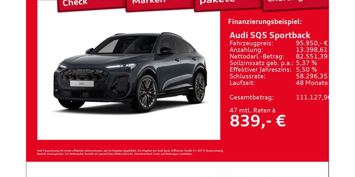 Audi SQ5 1.890 km 94.890 &euro; Hamburg 22419