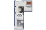 Etagenwohnung Hamburg Alsterdorf - 1 Zimmer, 67 m&sup2;, 1.412&euro; | Angebot:25306628