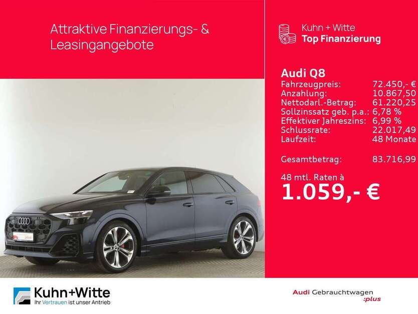 Audi Q8 33.498 km 72.450 € Seevetal – Fleestedt 21217