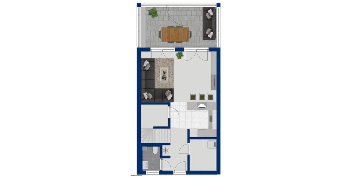 Reihenmittelhaus Hamburg Lohbrügge - 5 Zimmer, 119 m&sup2;, 599.000&euro; | Angebot:25821250