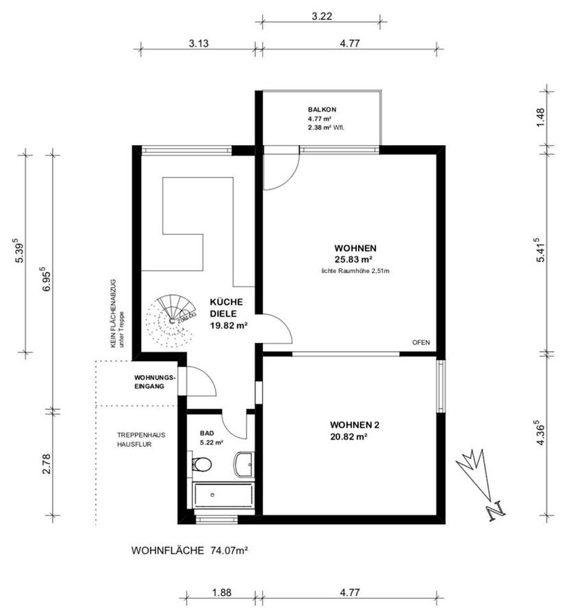 Bestlage -Altstadt Buxtehude, 5-Zim. ETW, im 4 Fam. Haus
