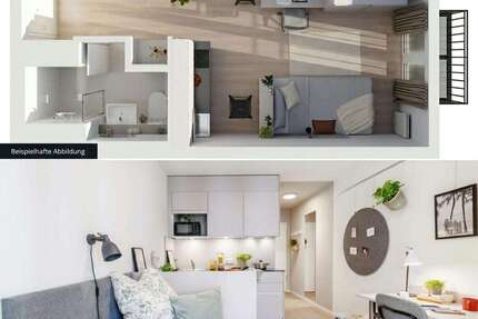 Zimmer Hamburg Hammerbrook - 1 Zimmer, 1.133&euro; | Angebot:25531978