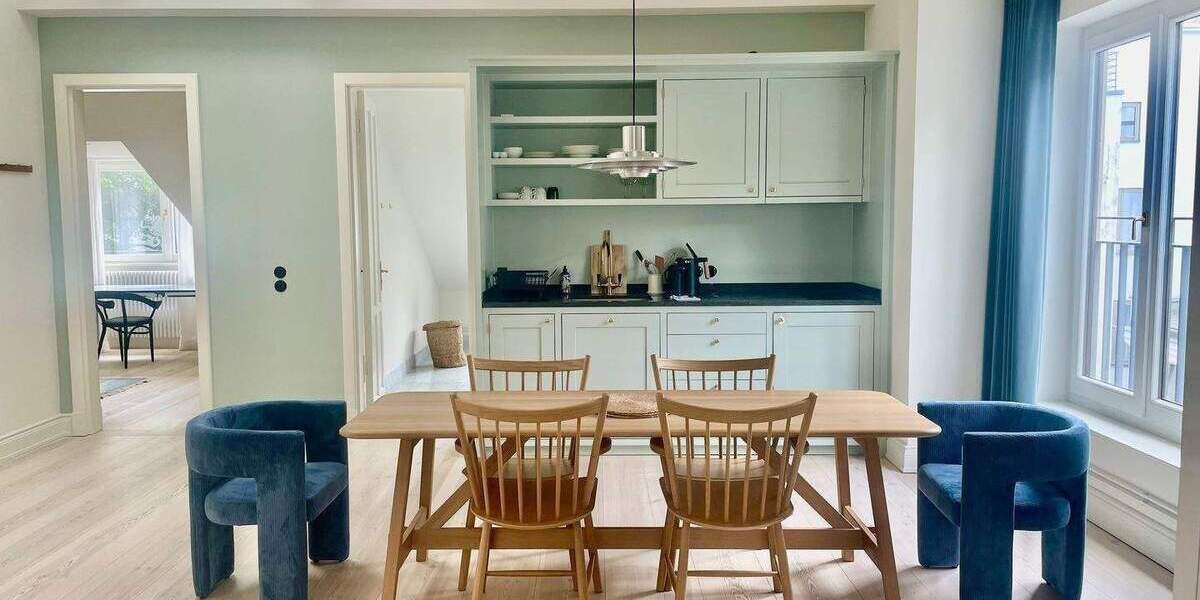 Etagenwohnung Hamburg Rotherbaum - 3 Zimmer, 110 m&sup2;, 3.700&euro; | Angebot:26471163