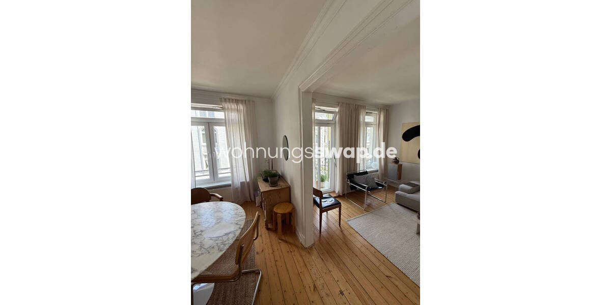 Etagenwohnung Hamburg Hoheluft-Ost - 3 Zimmer, 70 m&sup2;, 1.000&euro; | Angebot:26022371
