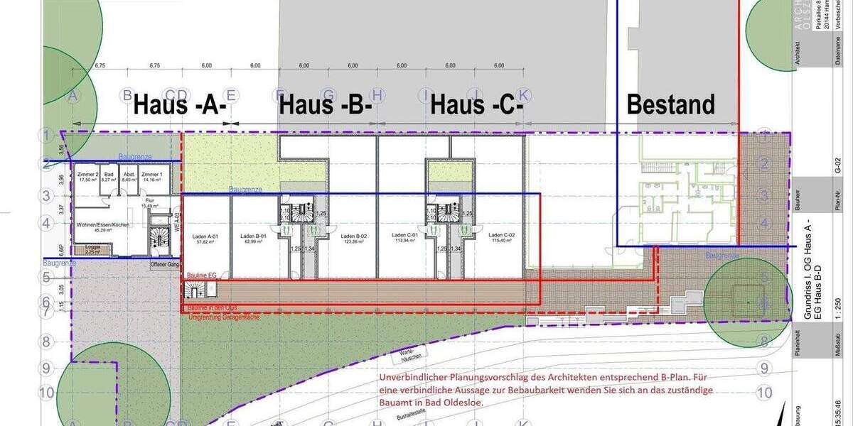 Paketangebot! Bauplatz für voraussichtlich ca. 2.687 m² Neubau-Wohnblock und bestehendes Zinshaus! zimmer