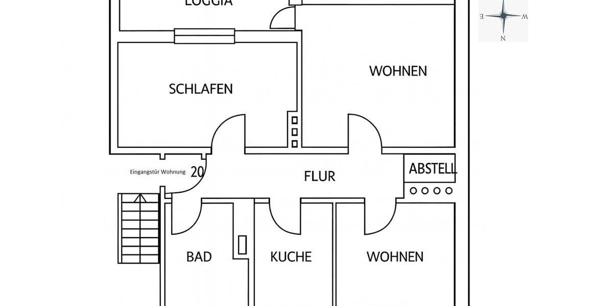 Etagenwohnung Buchholz in der Nordheide - 3 Zimmer, 68 m&sup2;, 235.000&euro; | Angebot:26957868