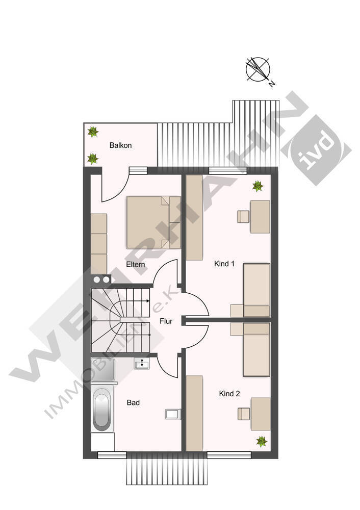 Gepflegtes Reihenmittelhaus in naturbezogener Lage von Bargteheide