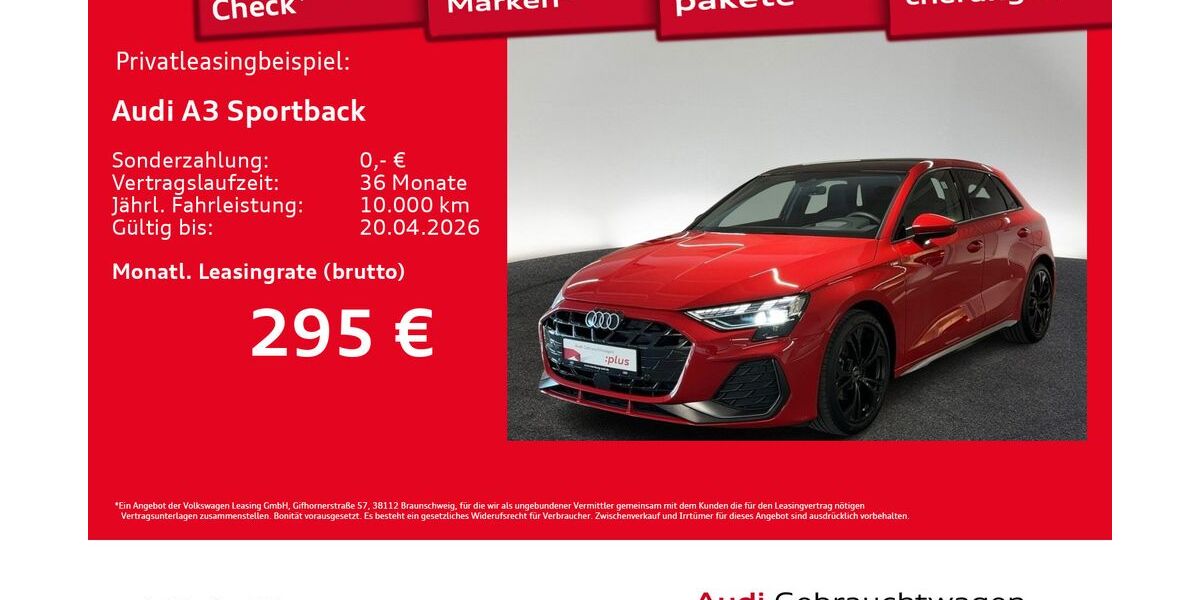 Audi A3 8.843 km 34.770 &euro; Hamburg 20537