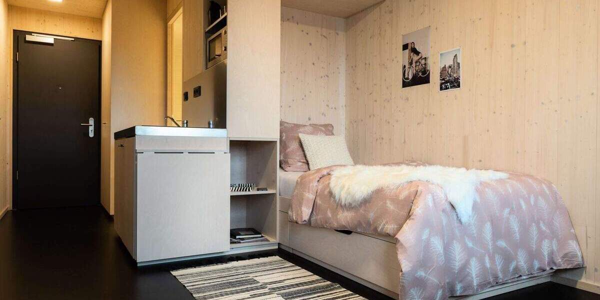 DIE ZIMMEREI | Rabattaktion: Möblierte 1-Zimmer-Wohnung am Inselpark, 3 Min. zur S-Bahn | Basic Bude 1 zimmer