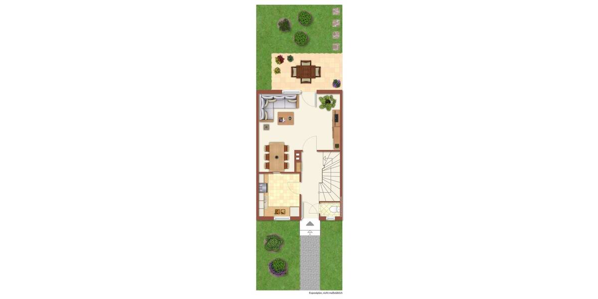 Reihenmittelhaus Norderstedt Garstedt - 3 Zimmer, 71 m&sup2;, 348.500&euro; | Angebot:24042533