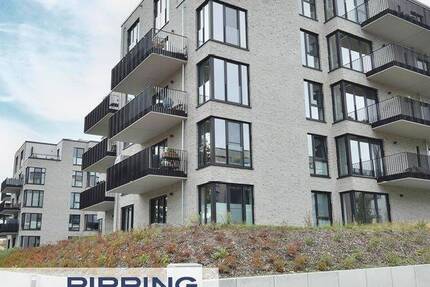 Mit Blick auf die Elbe: 