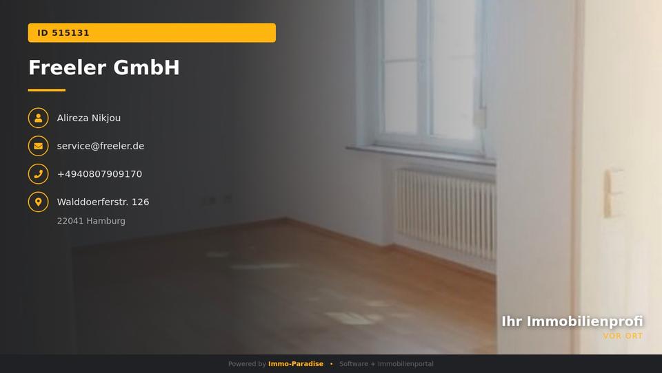 Etagenwohnung Hamburg Wandsbek - 4 Zimmer, 84 m&sup2;, 950&euro; | Angebot:26505750