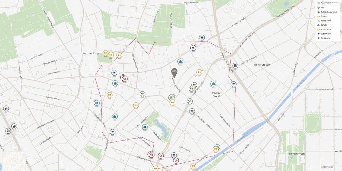 Etagenwohnung Hamburg Hoheluft-West - 2 Zimmer, 60 m&sup2;, 390.000&euro; | Angebot:25927415