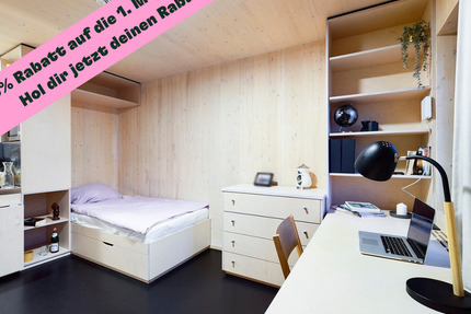 DIE ZIMMEREI | Sommersemester 25% Rabatt: Möblierte Wohnung - ideal für Studierende | Bigger Bude 1 zimmer