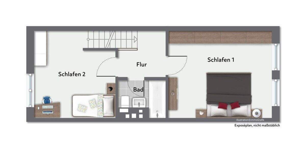 Reihenmittelhaus Norderstedt Harksheide - 4 Zimmer, 85 m&sup2;, 349.000&euro; | Angebot:25427471